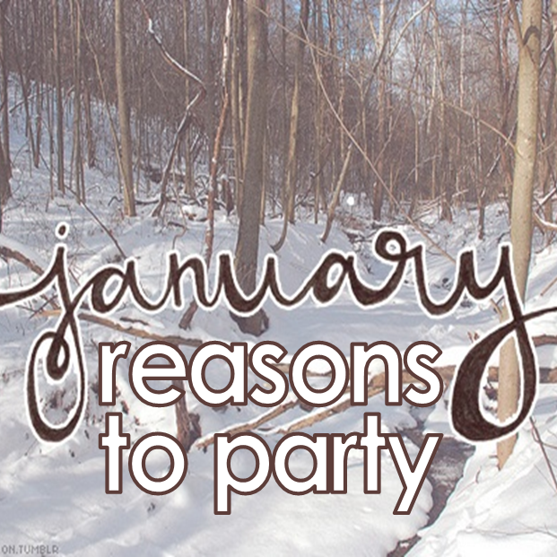 January Reasons to Party #PreppyPlanner