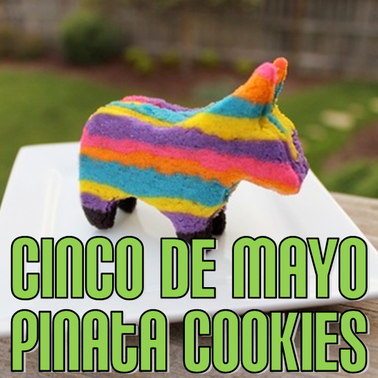 Cinco de Mayo Piñata Cookies #PreppyPlanner