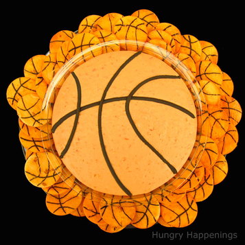 Basketball Inspired Foods: Bean Dip and Basketball Tortilla Chips #PreppyPlanner