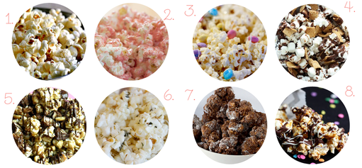 Colored Popcorn: Great Ideas to transform your popcorn into your own creative treat #PreppyPlanner