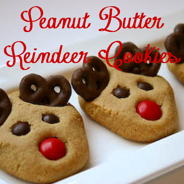 Peanut Butter Reindeer Cookies #PreppyPlanner