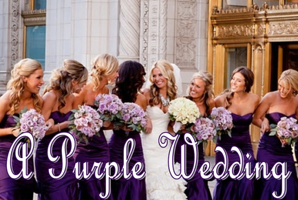 Wedding Wednesday: A Purple Wedding #PreppyPlanner