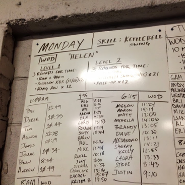 Always one to try something new...gave CrossFit a try and made it through the workout in one piece! #PreppyPlanner