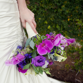 Radiant Orchid Wedding Bridal Bouquet #PreppyPlanner