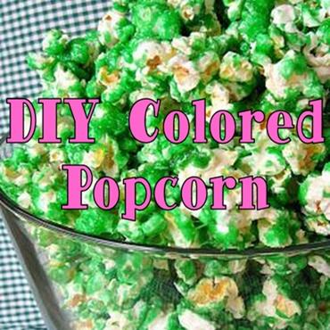 DIY Colored Popcorn #PreppyPlanner