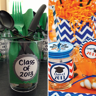 Graduation Party: accessorize and decorate using your high school colors #PreppyPlanner