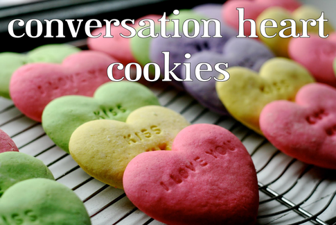 Conversation Heart Cookies #PreppyPlanner