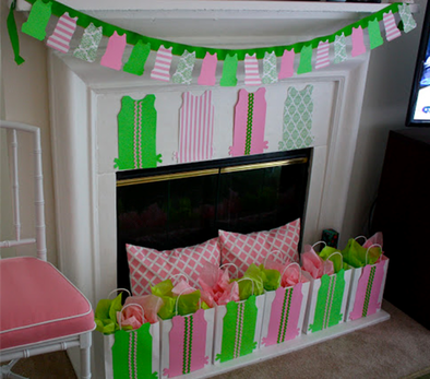 Lilly “Oh Shift” Party: create your own shift party decorations #PreppyPlanner