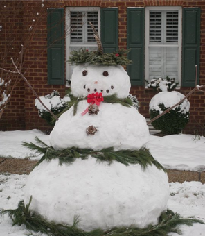 Snow Day Party: Bring back childhood memories with a snowman building contest #PreppyPlanner