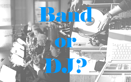 The pros and cons to consider when hiring a wedding reception band or dj #PreppyPlanner