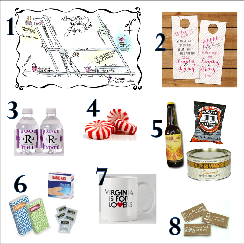 Essentials for creating the perfect wedding welcome bag #PreppyPlanner