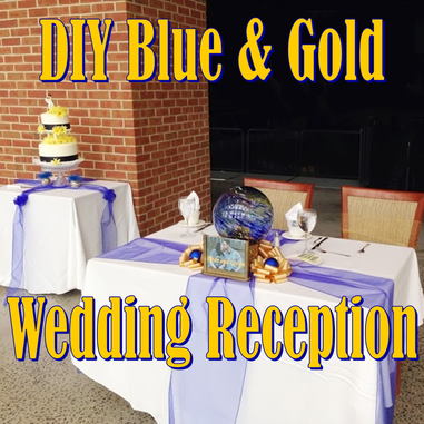 Weekend Recap: DIY Blue and Gold Wedding Reception Ideas #PreppyPlanner