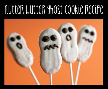 How to make these Halloween themed Nutter Butter ghost cookies #PreppyPlanner
