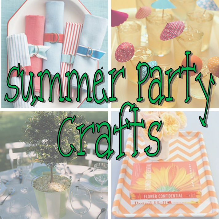 Summer Party Crafts #PreppyPlanner