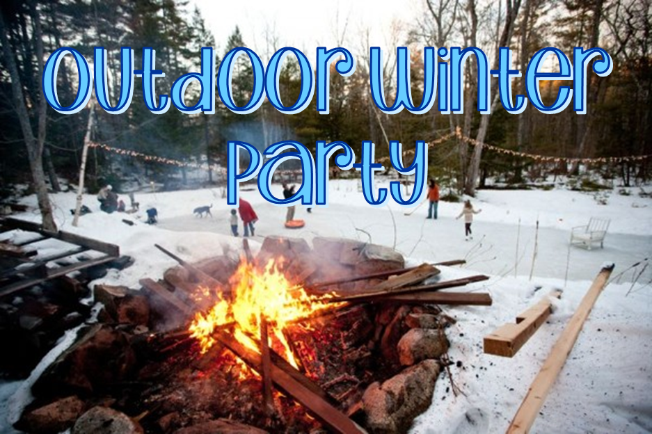 Outdoor Winter Party #PreppyPlanner