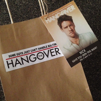Bachelor Party Favors: the groom's hangover kit bag ready to go! #PreppyPlanner