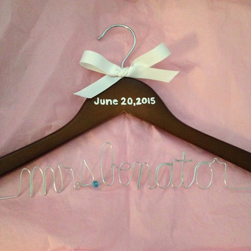 Summer Photo Diary: Bride-to-Be Wire Hanger Crafting #PreppyPlanner