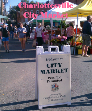 one of the best farmer's markets in Virginia: the Charlottesville City Market #PreppyPlanner