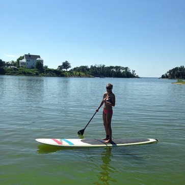Took a spin around the creek on the paddleboard #PreppyPlanner