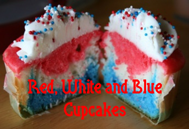 Red, White and Blue memorial Day Cupcakes #PreppyPlanner