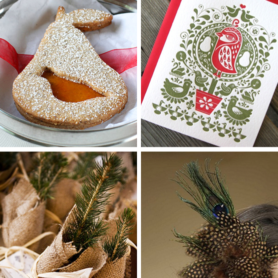 12 Days of Christmas Wedding Inspirations: A Partridge in a Pair Tree #PreppyPlanner