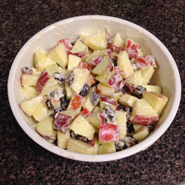Fall Pinterest Recipes: Apple Salad #PreppyPlanner