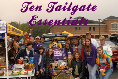 here is your list of ten essential items that you need for any tailgate party #PreppyPlanner
