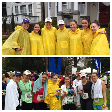 Spring Photo Diary: We were ready, rain or shine, to run the Ukrop's Monument Ave 10K #PreppyPlanner