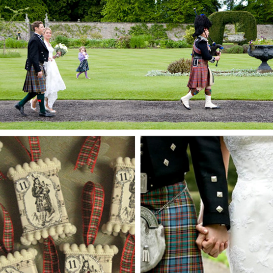12 Days of Christmas Wedding Inspirations: Eleven Pipers Piping #PreppyPlanner